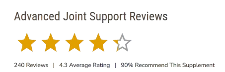 Advanced Joint Support Customer Reviews