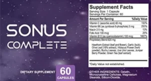 Sonus Complete Supplement